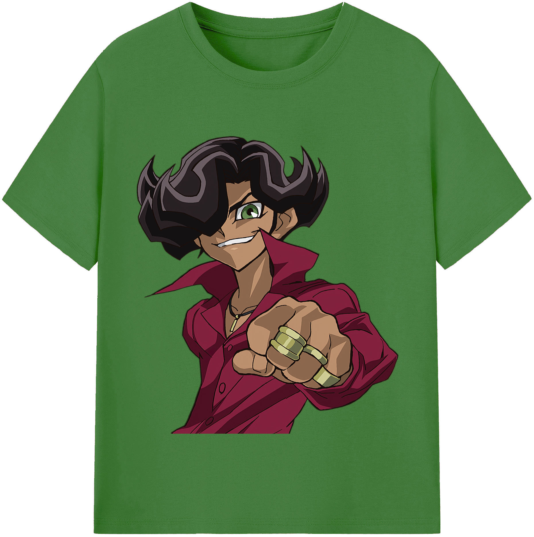 （画像用） 遊☆戯☆王 Yu-Gi-Oh! レディースカジュアルプリントTシャツ（綿100％）